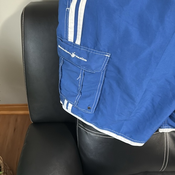 Beverly Hills Polo Club blue and white bathing suit size xl - Picture 12 of 13